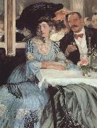 Glackens, William James At Mouquin's painting